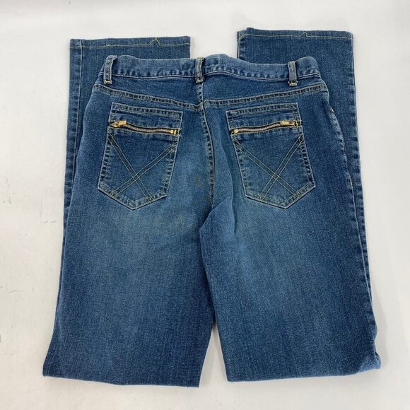 See By Chloe Blue Medium Wash Straight Leg Jeans | Size 27 - Picture 11 of 12